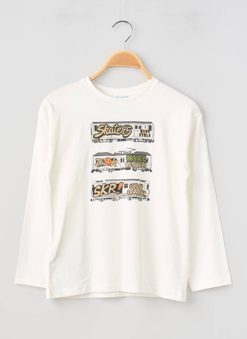 T-shirt manches longues manches longues blanc MAYORAL garcon