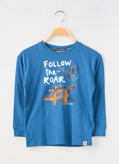 T-shirt manches longues manches longues bleu GARCIA garcon