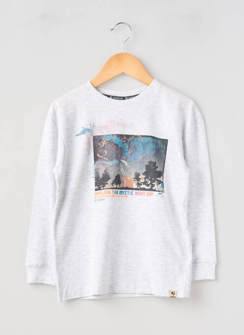 T-shirt manches longues manches longues gris GARCIA garcon