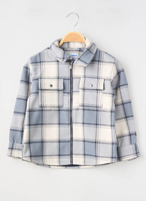 Veste casual poignets pressionnés gris MAYORAL garcon