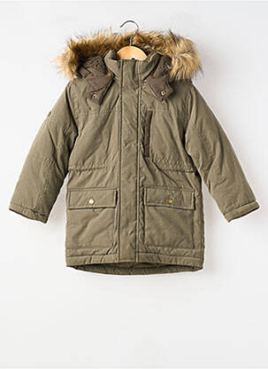 Parka poches a capuche vert MAYORAL garçon