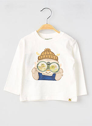 T-shirt manches longues manches longues blanc MAYORAL garçon