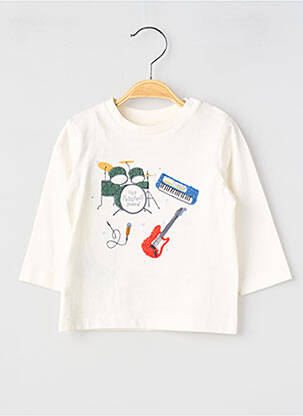 T-shirt manches longues manches longues blanc MAYORAL garçon