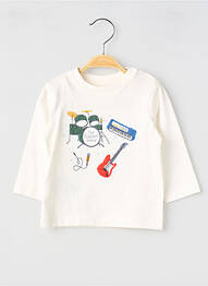 T-shirt manches longues manches longues blanc MAYORAL garcon