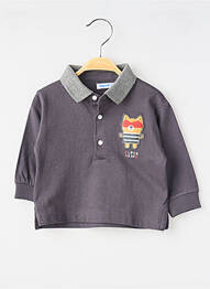 Polo manches longues manches longues gris MAYORAL garcon