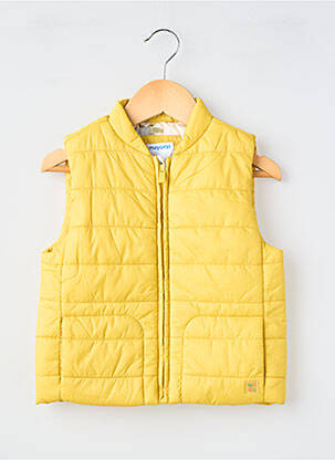 Doudoune sans capuche sans capuche jaune MAYORAL garcon