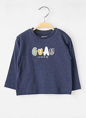 T-shirt manches longues manches longues bleu MAYORAL garcon