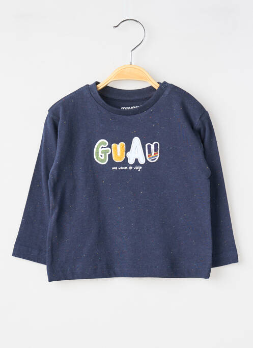 T-shirt manches longues manches longues bleu MAYORAL garcon