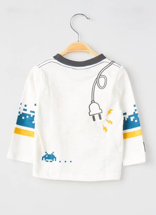 T-shirt manches longues manches longues blanc BOBOLI garcon