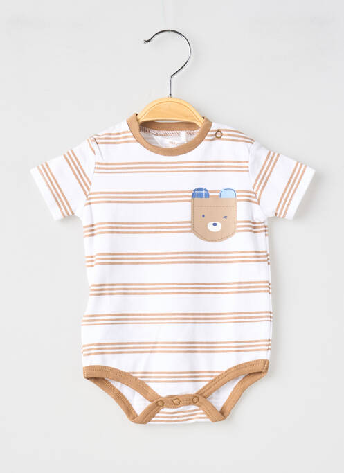 Body lingerie imprimé rayures blanc MAYORAL garcon