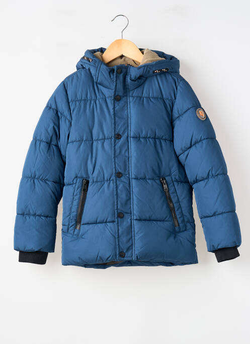 Doudoune manches longues a capuche bleu GARCIA garcon