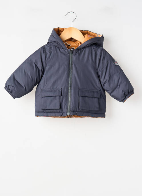 Doudoune manches longues a capuche bleu MAYORAL garcon