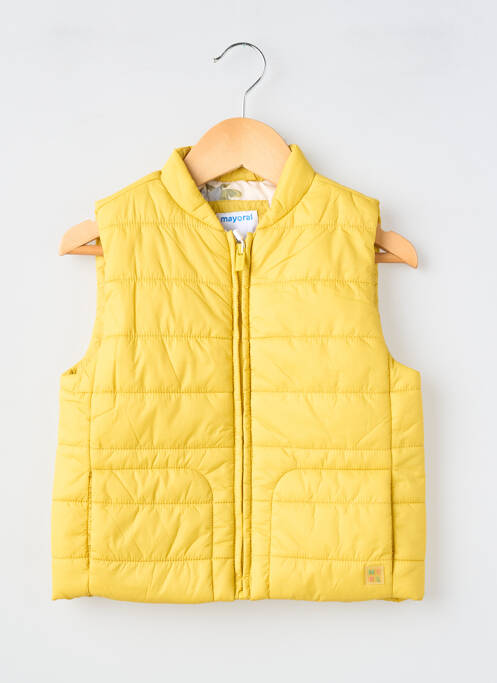 Doudoune sans capuche sans capuche jaune MAYORAL garcon
