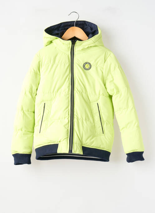 Doudoune manches longues a capuche vert GARCIA garcon