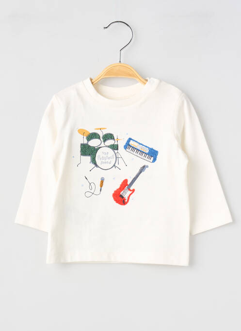 T-shirt manches longues manches longues blanc MAYORAL garcon