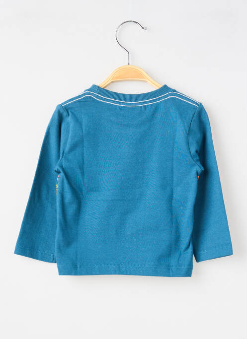 T-shirt manches longues manches longues bleu BOBOLI garcon
