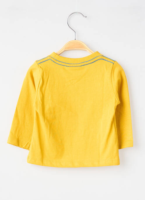 T-shirt manches longues manches longues jaune BOBOLI garcon