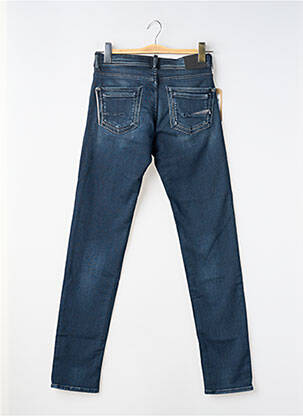 Jeans coupe slim stretch taille ajustable bleu LE TEMPS DES CERISES garçon