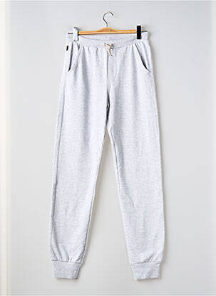Jogging tissage chiné taille élastique gris BOBOLI garçon