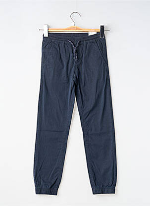 Pantalon slim fermeture liens à nouer taille élastique bleu MAYORAL garçon