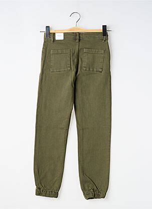 Jeans coupe slim stretch taille ajustable vert MAYORAL garçon