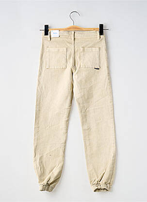 Jeans coupe slim stretch taille ajustable beige MAYORAL garçon