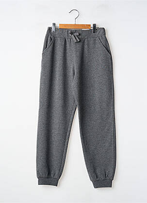 Jogging tissage chiné taille à pinces gris MAYORAL fille