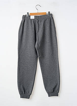 Jogging tissage chiné taille à pinces gris MAYORAL fille