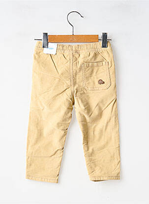 Pantalon droit fermeture liens à nouer taille élastique beige MAYORAL garçon