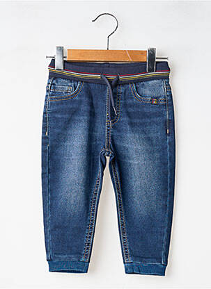Jeans coupe slim taille élastique taille élastique bleu MAYORAL garçon