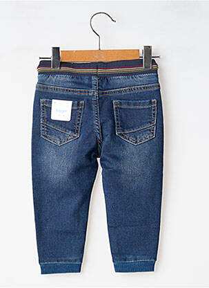 Jeans coupe slim taille élastique taille élastique bleu MAYORAL garçon