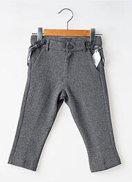 Pantalon slim stretch gris BOBOLI garcon