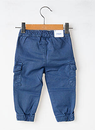 Pantalon cargo stretch taille ajustable bleu MAYORAL garcon