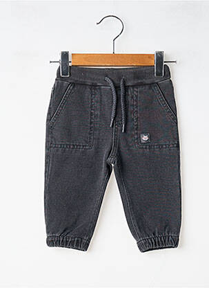 Pantalon droit fermeture liens à nouer taille élastique gris MAYORAL garçon
