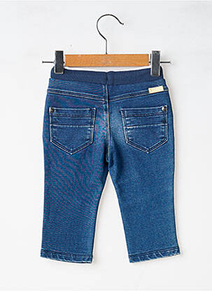 Pantalon slim délavé taille élastique bleu BOBOLI garçon