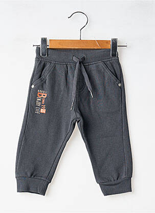 Jogging sérigraphie taille élastique gris BOBOLI garçon