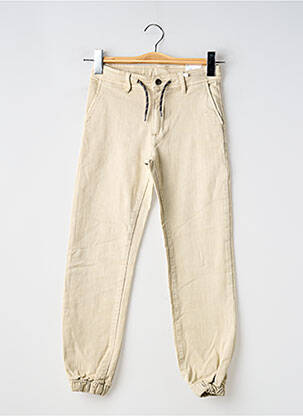 Jeans coupe slim stretch taille ajustable beige MAYORAL garcon