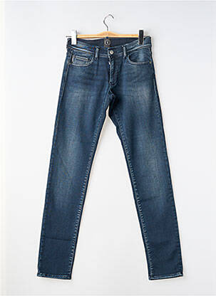 Jeans coupe slim stretch taille ajustable bleu LE TEMPS DES CERISES garcon