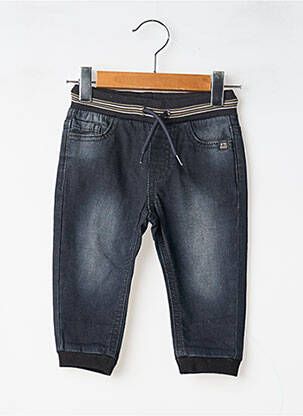 Jeans coupe slim taille élastique taille élastique noir MAYORAL garcon