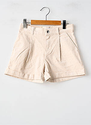 Short stretch taille ajustable beige MAYORAL fille