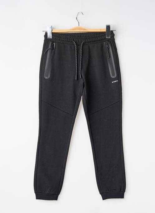 Jogging tissage jersey taille élastique noir GARCIA garcon