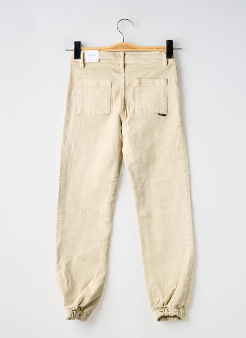 Jeans coupe slim stretch taille ajustable beige MAYORAL garcon