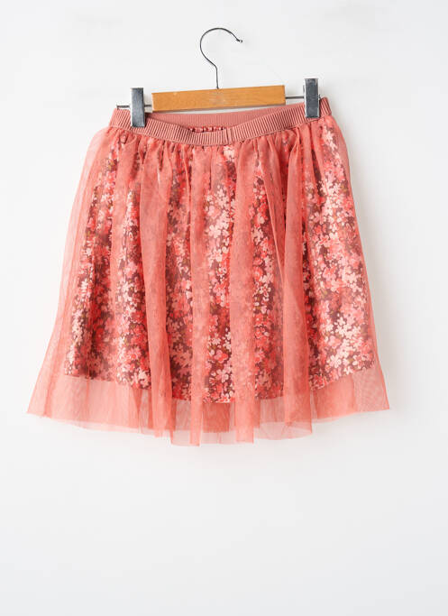 Jupe mi-longue doublure rose GARCIA fille