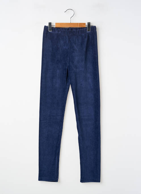 Legging stretch taille élastique bleu BOBOLI fille