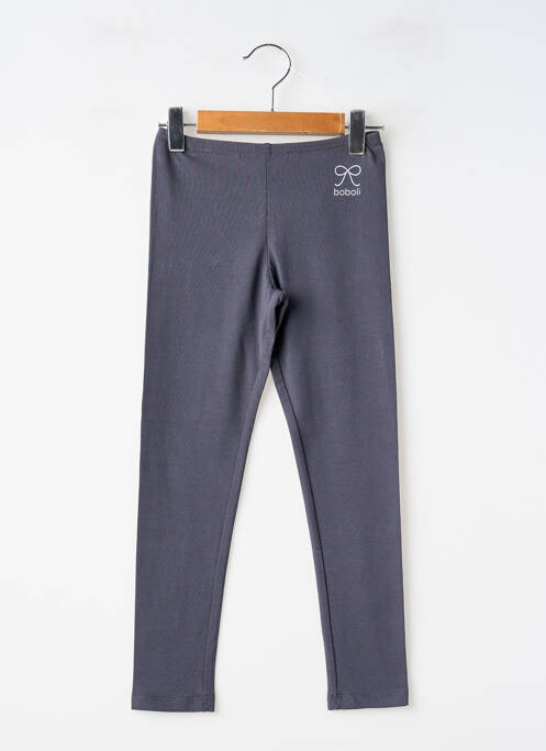 Legging sérigraphie taille élastique gris BOBOLI fille