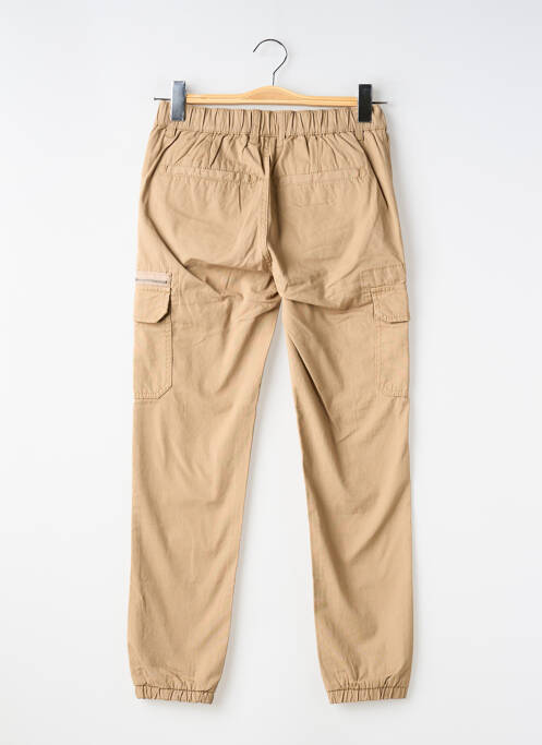 Pantalon cargo resserrée sur le bas taille ajustable beige GARCIA garcon