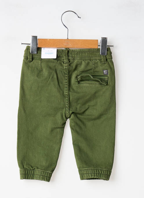 Pantalon droit resserrée sur le bas taille élastique vert MAYORAL fille