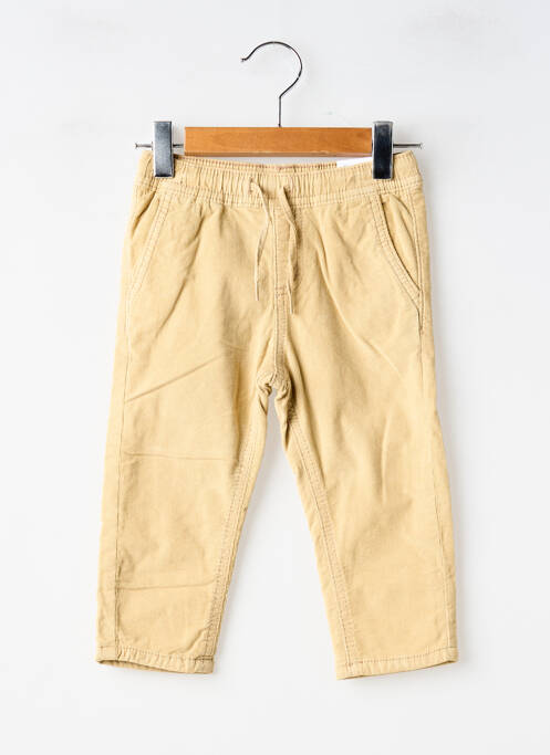 Pantalon droit fermeture liens à nouer taille élastique beige MAYORAL garcon