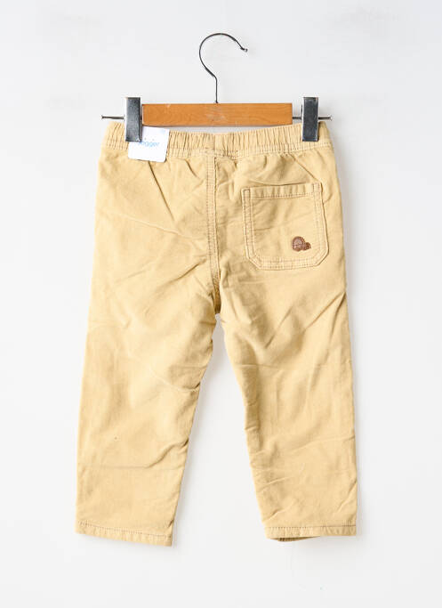 Pantalon droit fermeture liens à nouer taille élastique beige MAYORAL garcon