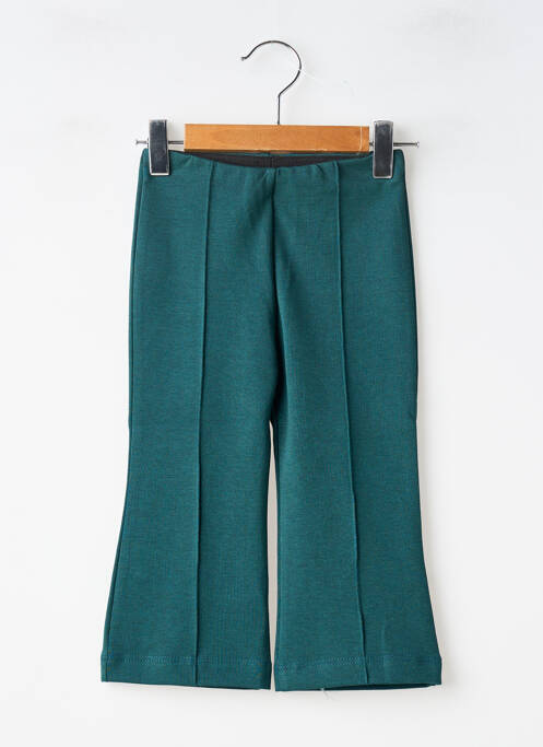 Pantalon flare stretch taille élastique vert MAYORAL fille
